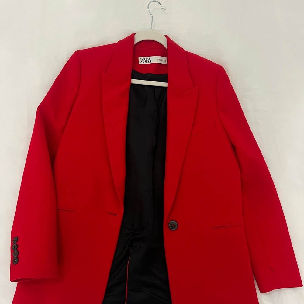 Zara Vibrant Red Jacket